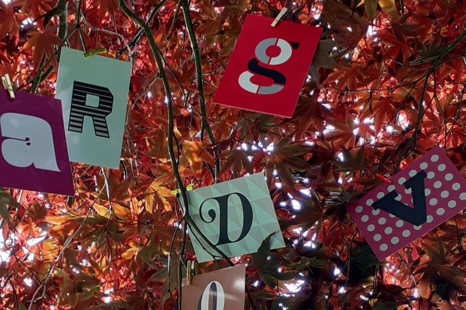 Letters in a tree