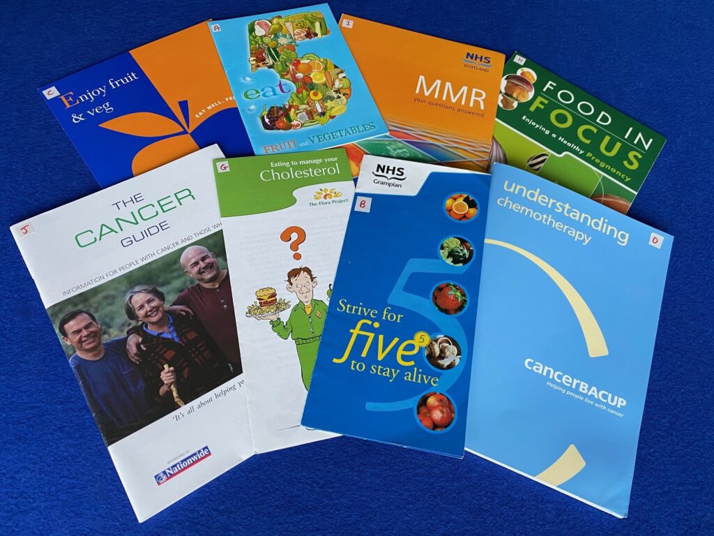 health information leaflets
